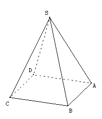 polyèdre de l'espace - pyramide régulière - copyright Patrice Debart 2007