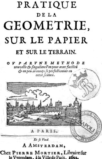 Pratique de la géométrie sur le papier et sur le terrain - page de garde