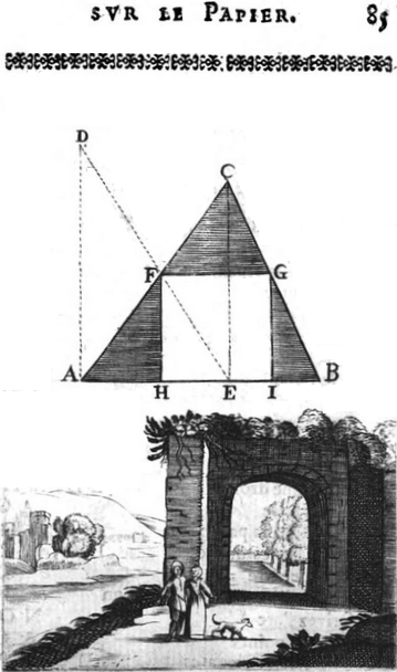 Traité de géométrie_inscrire un carré dans un triangle