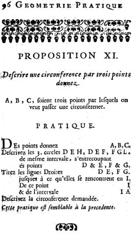 Traité de géométrie-Retrouver le centre perdu