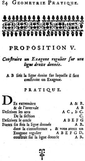 Traité de géométrie-triangle équilatéral-hexagone