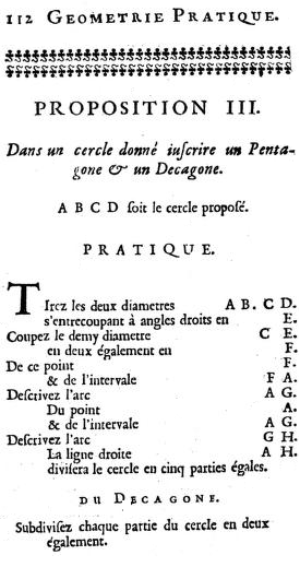 Traité de géométrie-pentagone