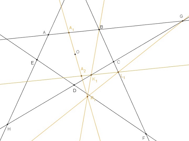 point de contact de l'ellipse à [BC]