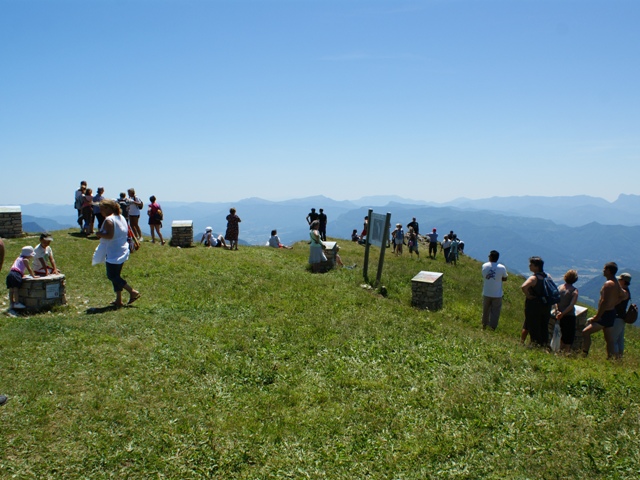 point de vue en haut du telesiege de col du rousset - photo copyright Patrice Debart 2011