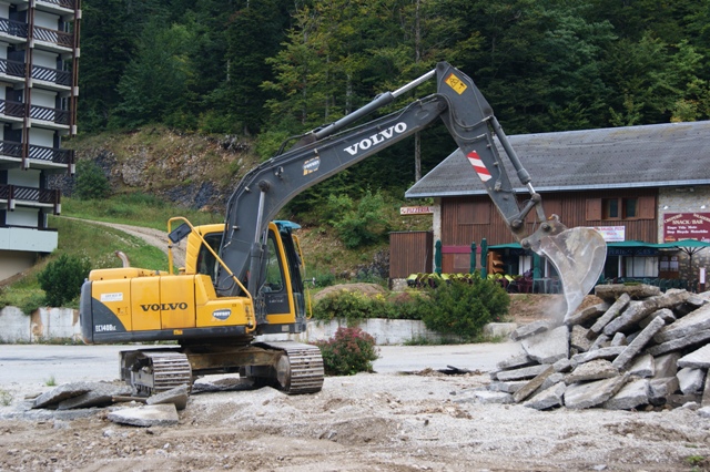 démolition du parking