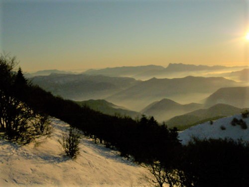 brume au Col de Rousset