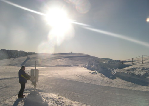 haut du téléski