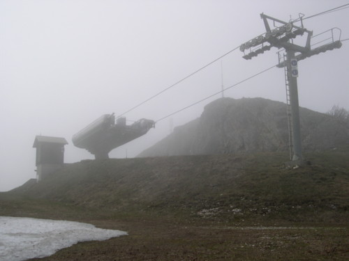 Arrivée du télésiège