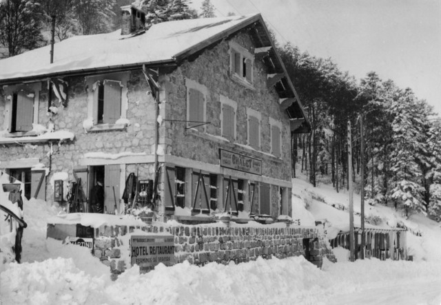 carte postale ancienne du col de rousset