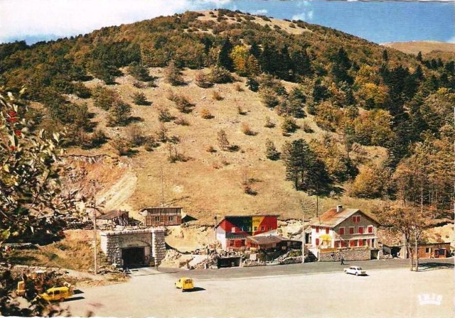 carte postale ancienne du col de rousset