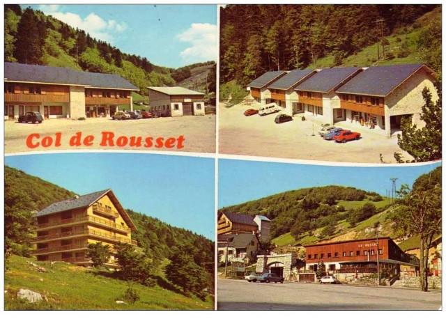carte postale ancienne du col de rousset