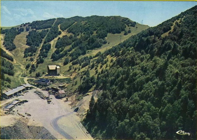 carte postale ancienne du col de rousset