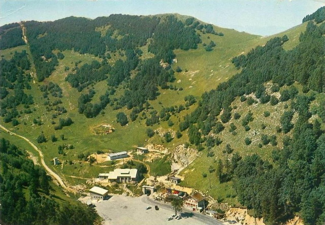 carte postale ancienne du col de rousset
