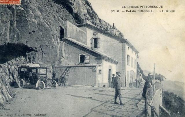 carte postale ancienne du col de rousset