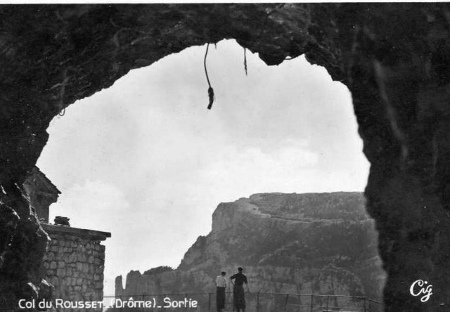 carte postale ancienne du col de rousset