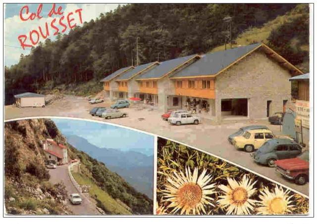 carte postale ancienne du col de rousset
