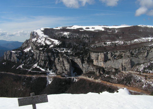 voie romaine - chironne au sud du col de rousset - photo copyright Patrice Debart 2006