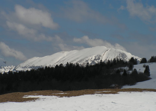 grand veymont vu du col de rousset - photo copyright Patrice Debart 2009