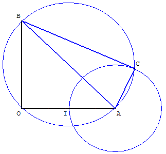 construction d'un triangle rectangle - copyright Patrice Debart