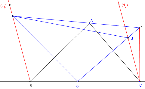 pas d'alignement avec le sommet d'un triangle - copyright Patrice Debart 2012