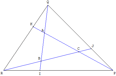geometrie du triangle - multiplication de l'aire d'un triangle - copyright Patrice Debart 2003