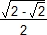 rac(2-rac(2))/2