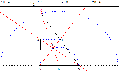 geometrie du triangle - triangle orthomedian - copyright Patrice Debart 2003