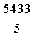 5 433/5