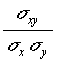 covariance/(σx σy)