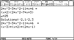 Ecran TI-92 n°27