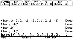 Ecran TI-92 n°30