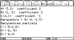 Ecran TI-92 n°31