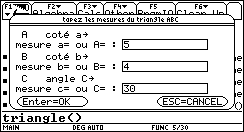 Ecran TI-92 n°35