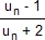 (u(n)-1)/(u(n)+2)
