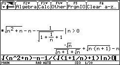 Ecran TI-92 n°102