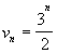 v(n)=3^n/2