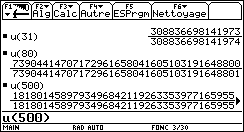 Ecran TI-92 n°115