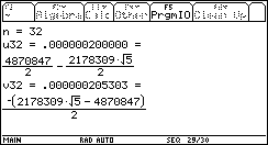 Ecran TI-92 n°130