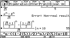 Ecran TI-92 n°172