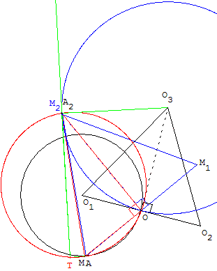 Épreuve pratique - cercles et similitudes - copyright Patrice Debart 2008