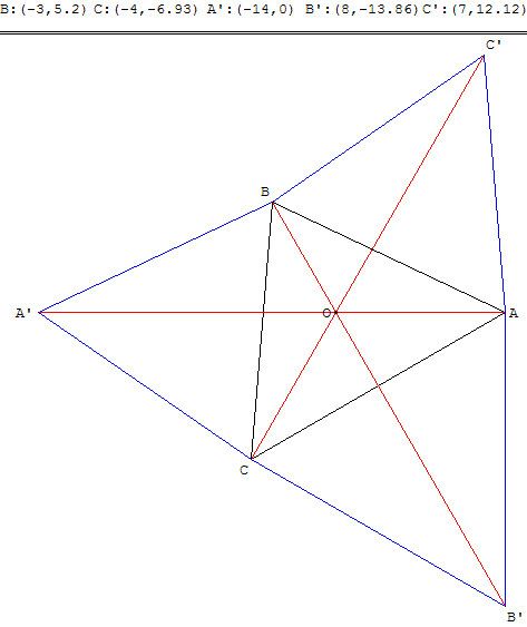 triangles de Napoleon - copyright Patrice Debart 2007