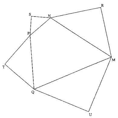 4 trangles autour d'un quadrilatère - copyright Patrice Debart 2007