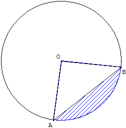 aire et segment circulaire