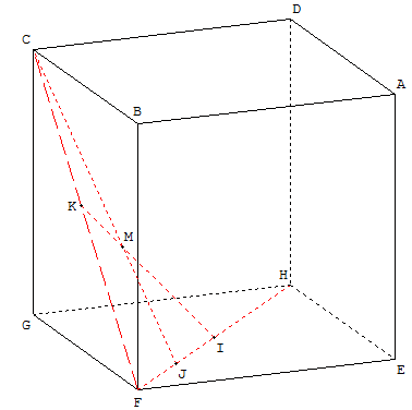 Épreuve pratique dans l'espace - incidence dans le cube - copyright Patrice Debart 2009